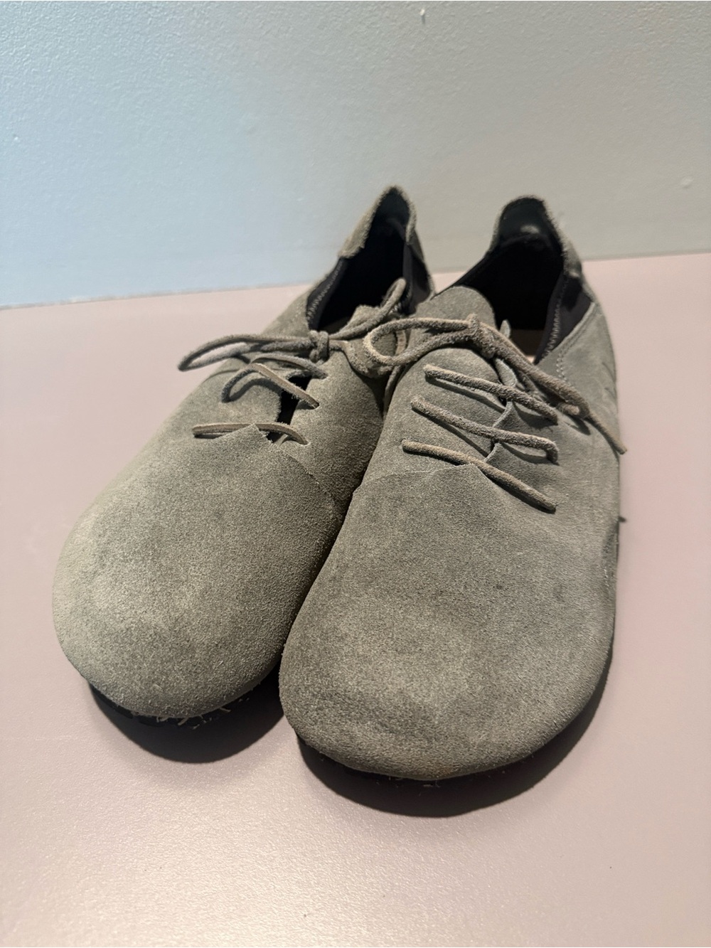 Men's Grey Suede shoe by OTZ